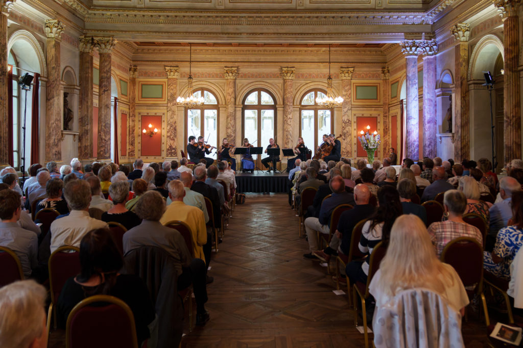 Die FSL Chamber Players im Zeugheersaal, 2023 ©Fabrice Umiglia